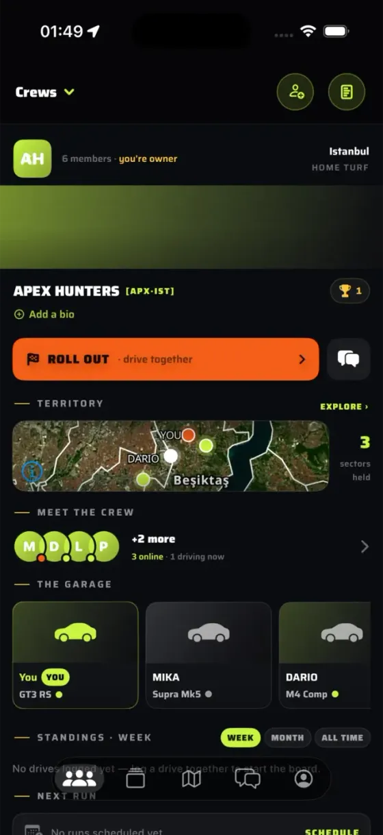 DriversMap crew HQ